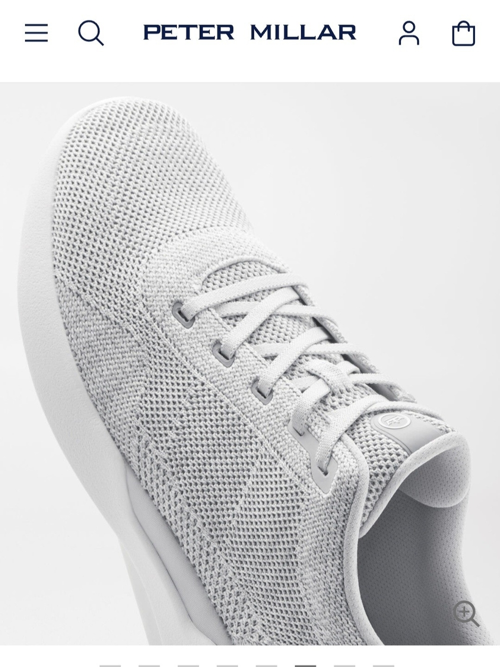 Peter Millar Crown Sport Glide V3 Sneaker Gale Grey - 11.5 - Picture 6 of 15